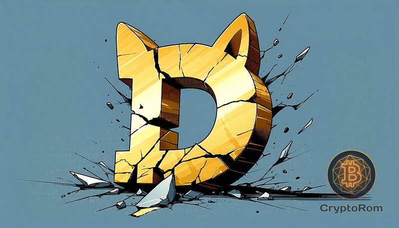 🐶 Dogecoin пытается восстановиться после пробоя трендовой линии