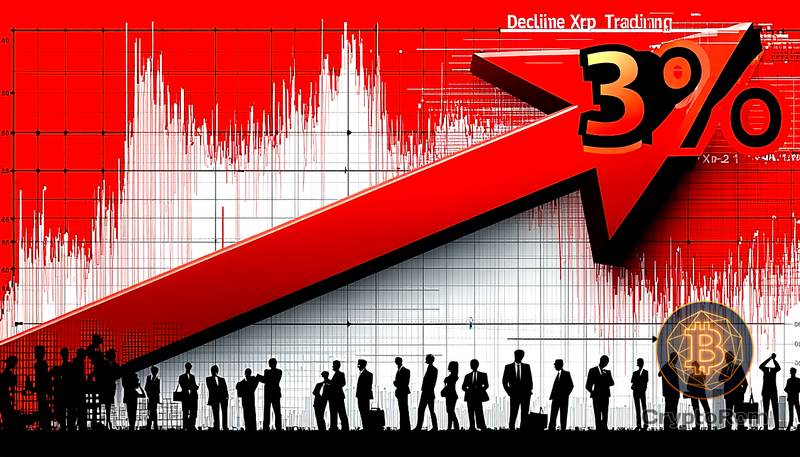 📉 Объём торгов XRP упал на 32%
