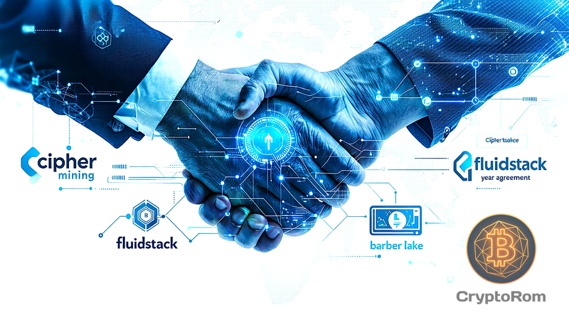 💼 Cipher Mining заключает 10-летнее соглашение с Fluidstack