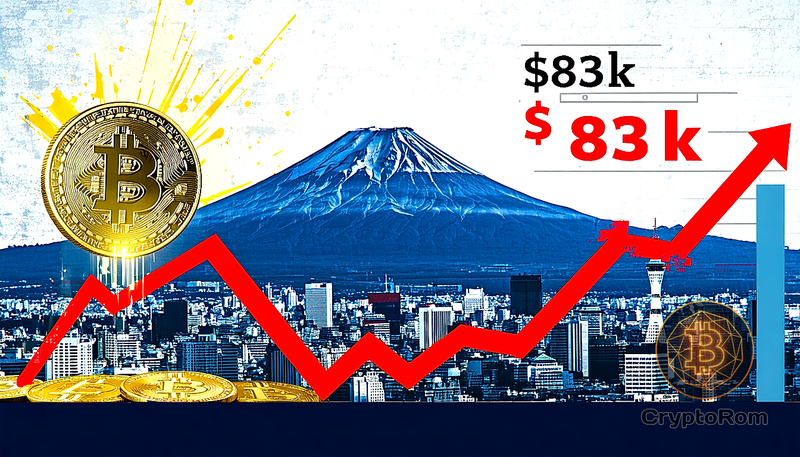 📉 Bitcoin падает до $83K на фоне японского пакета стимулов