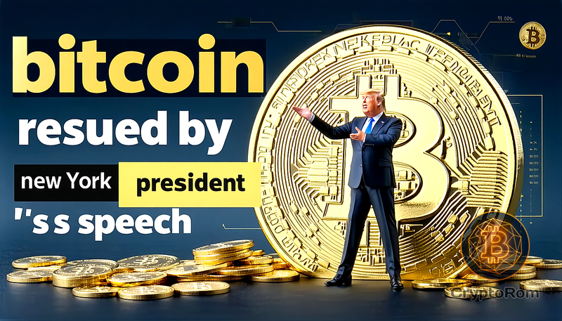 📈 Биткоин спасен речью главы Нью-Йоркского ФРС