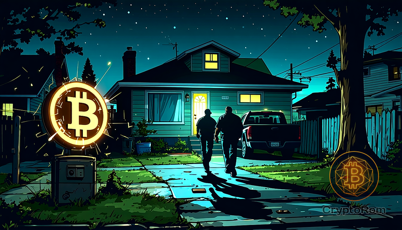 🔒 Шокирующее ограбление: Жестокое нападение и похищение Bitcoin на $1.6 миллиона