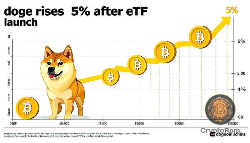 🚀 DOGE вырос на 5% после запуска ETF