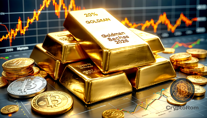 📈 Goldman Sachs прогнозирует рост золота на 20% к 2026 году