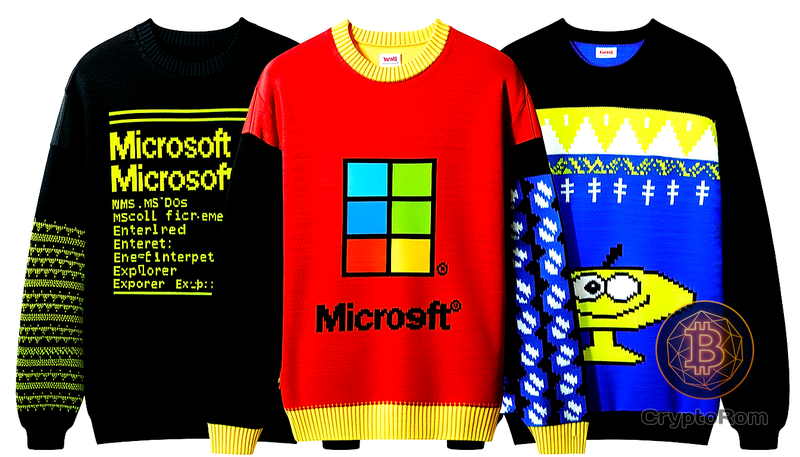 🧥 Microsoft представила новые свитеры с ретро-дизайном