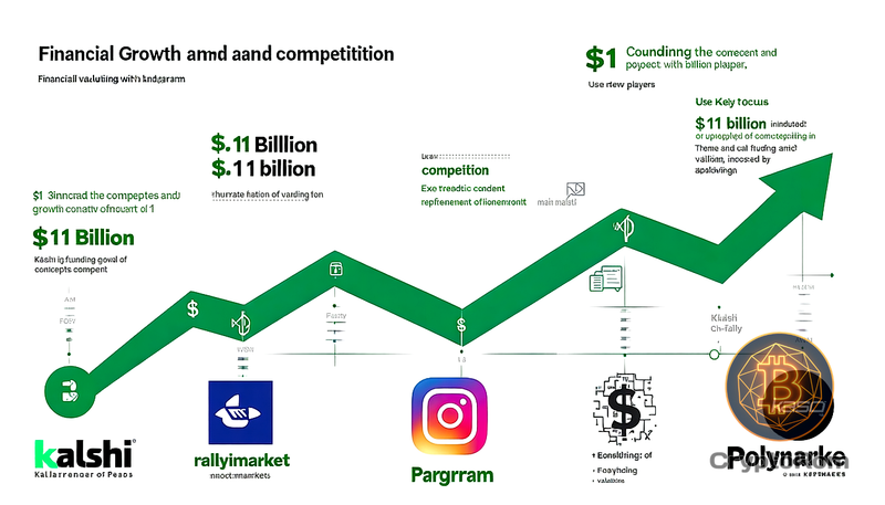 📈 Калши привлекает $1 млрд при оценке в $11 млрд на фоне роста конкуренции
