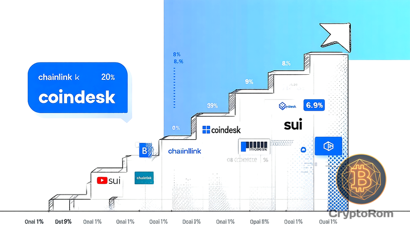 📈 Chainlink (LINK) возглавляет рост индекса CoinDesk 20