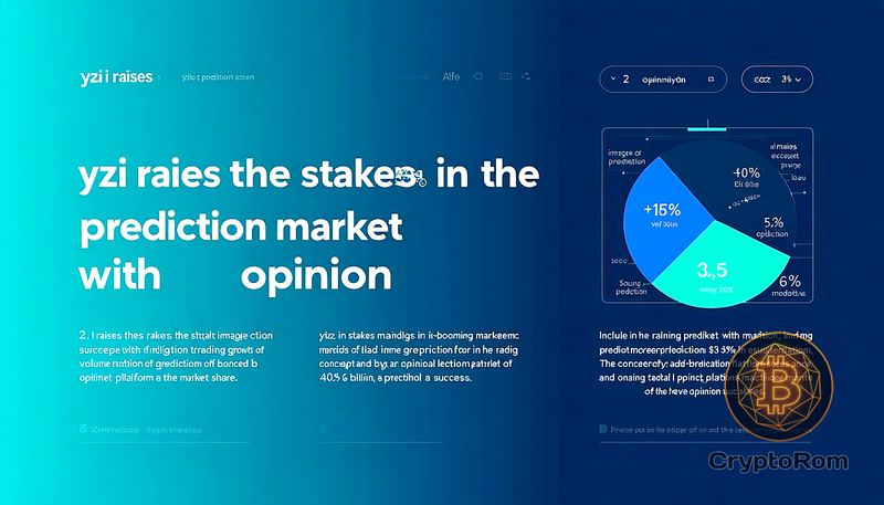 📈 YZi увеличивает ставку на рынок предсказаний с помощью Opinion