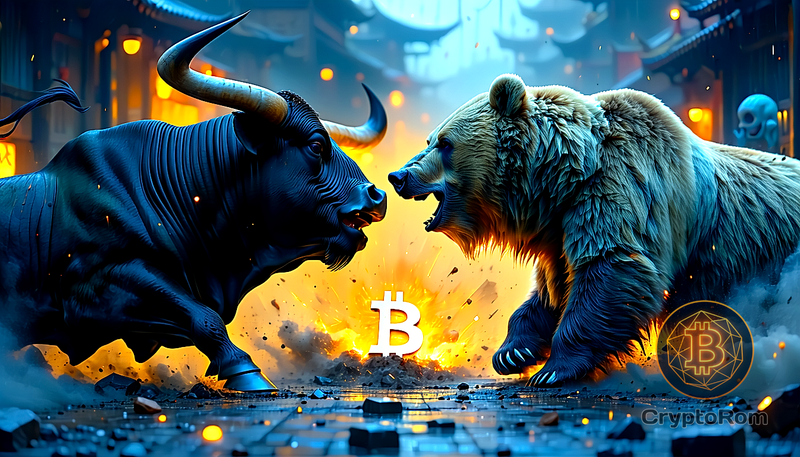 📈 Битва быков и медведей: Bitcoin ниже $95K