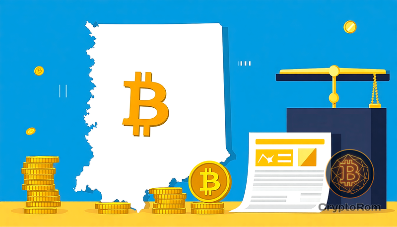 🗳️ Законопроект об интеграции Bitcoin в пенсионные фонды Индианы