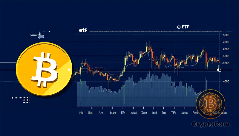 📉 Bitcoin приближается к уровню безубыточности ETF