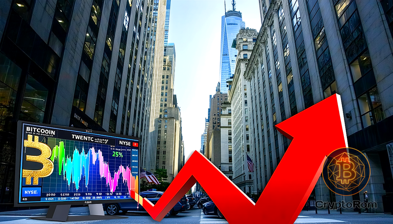 📉 Акции Bitcoin Treasury Company Twenty One упали на 25% в дебюте на NYSE