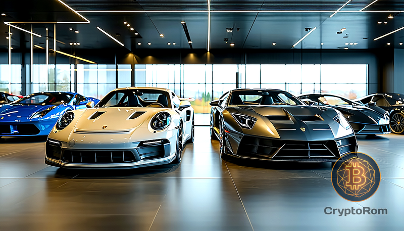 🚗 Криптовалютные платежи в автосалонах Porsche и Lamborghini