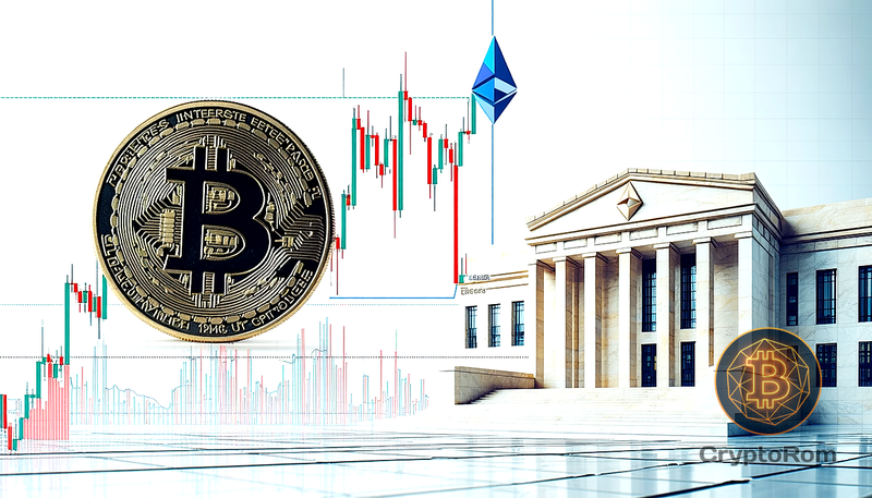 📉 Bitcoin и Ethereum колеблются после третьего снижения ставки ФРС