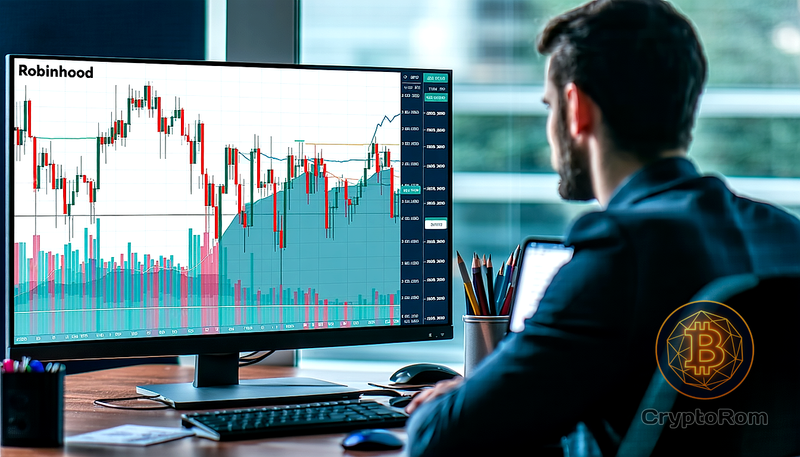 📉 Акции Robinhood упали на 8% из-за снижения объемов торгов в ноябре