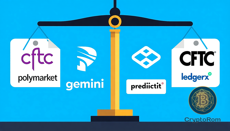 ⚖️ CFTC разрешила исключения для Polymarket, Gemini, PredictIt и LedgerX