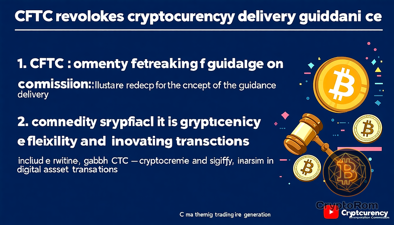 ⚖️ CFTC отменяет руководство по доставке криптовалют