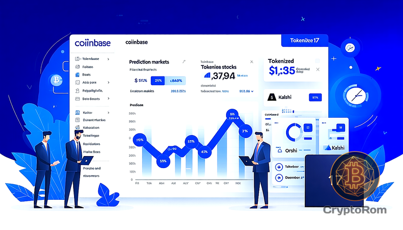 🔮 Coinbase запускает рынки предсказаний и токенизированные акции