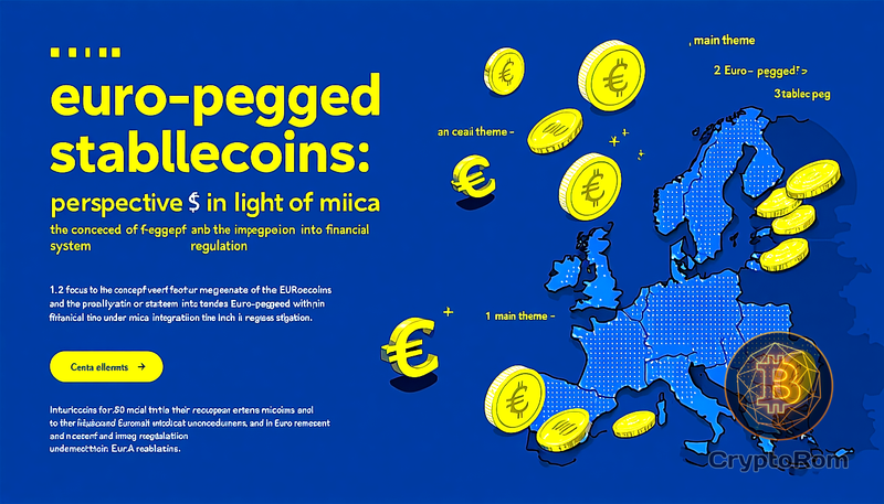💶 Euro-пегированные стейблкоины: перспектива в свете MiCA