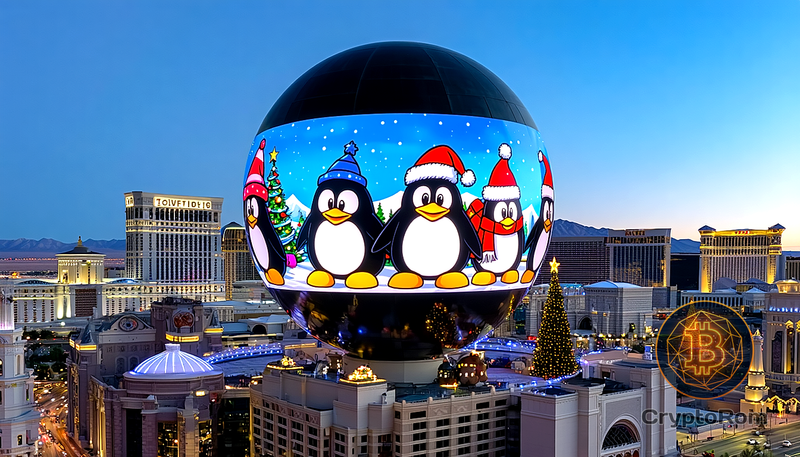 🐧 Pudgy Penguins выходит на экраны Лас-Вегаса