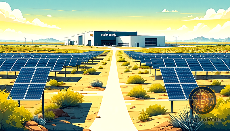 🌞 Открытие солнечной биткоин-фермы в Техасе