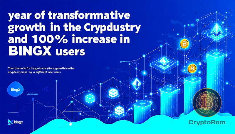 📈 Год трансформации роста в криптоиндустрии и 100% увеличение пользователей BingX