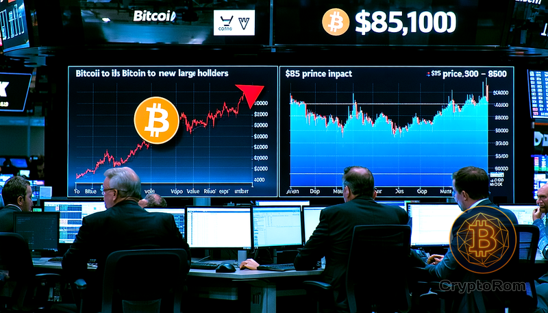 📉 Bitcoin упал до $85,000, новички терпят убытки