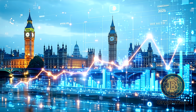 📉 Владелец криптовалют в Великобритании сократилось до 8% в 2025 году