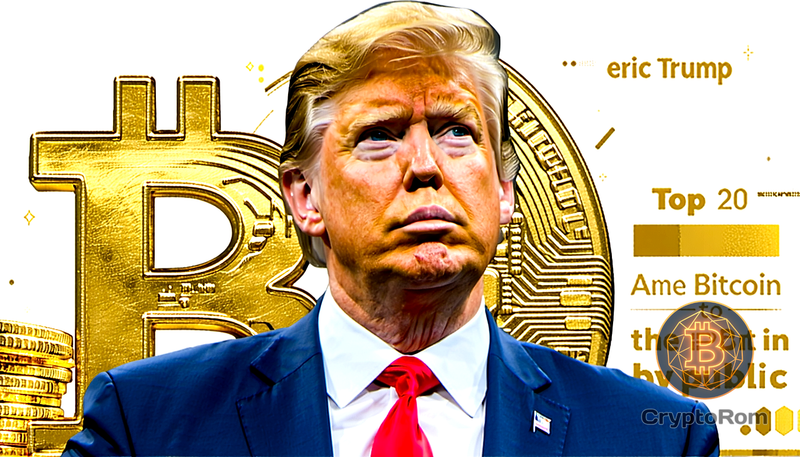 📈 Eric Trump’s American Bitcoin вошла в топ-20 по владению BTC