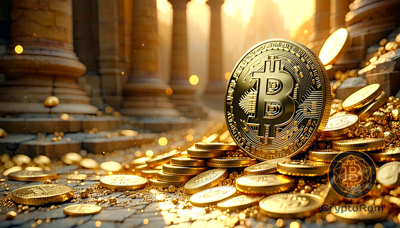 📉 Падение соотношения Bitcoin к золоту на 50% в 2025 году