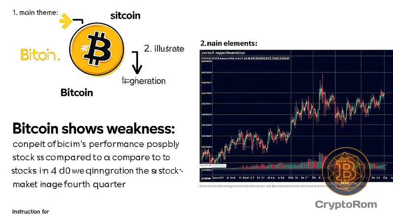 📉 Bitcoin демонстрирует слабость по сравнению с акциями в четвертом квартале