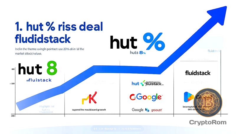 📈 Акции Hut 8 выросли на 20% после сделки с Fluidstack