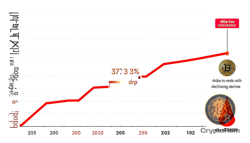 📉 Shiba Inu завершает 2025 год с падением на 37.3%