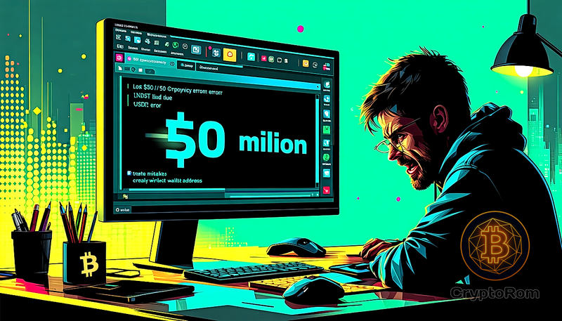 💸 Пользователь потерял $50 млн в USDt из-за ошибки копирования
