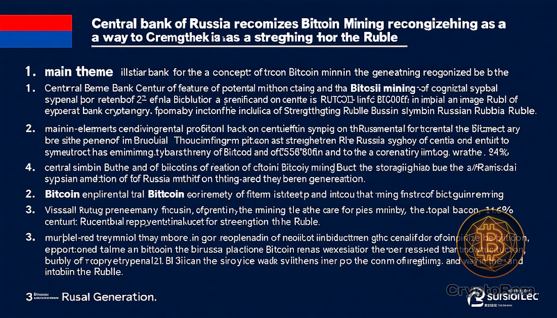 💰 Центральный банк России признает майнинг биткоина как способ укрепления рубля