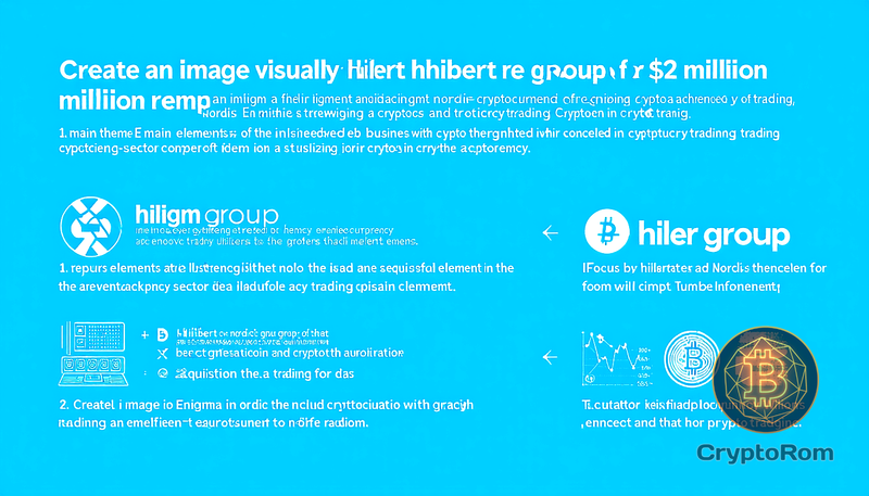 📈 Hilbert Group покупает Enigma Nordic за $32 миллиона для усиления позиций в криптотрейдинге
