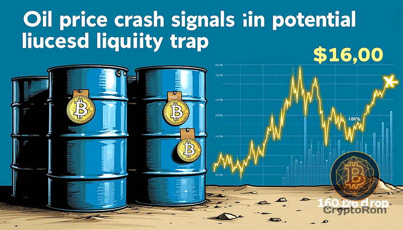 📉 Обрушение цен на нефть сигнализирует о возможной ловушке ликвидности