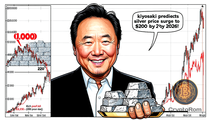 📈 Кийосаки предсказывает рост цен на серебро до $200 к 2026 году