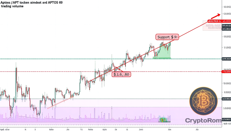 📉 Токен APT снижает позиции при низком объёме торгов