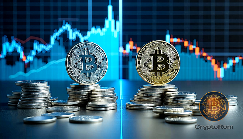 📉 Серебро обгоняет биткойн по волатильности к концу года