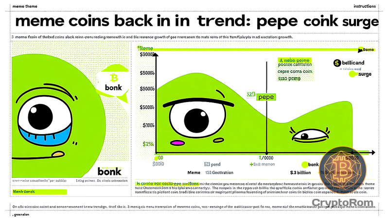 📈 Мемкойны снова в тренде: рост PEPE и BONK