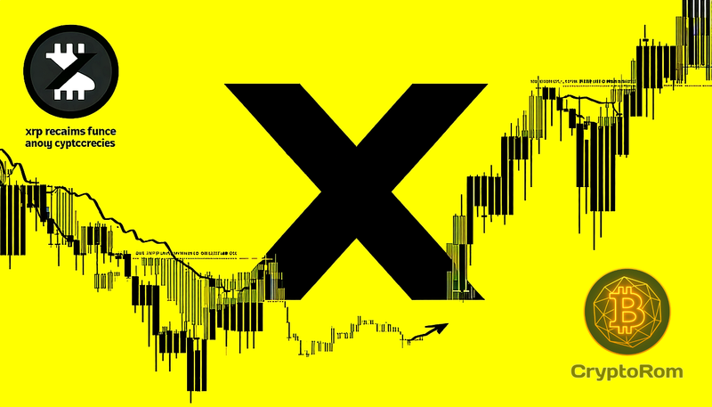 📈 XRP снова на четвёртом месте среди криптовалют