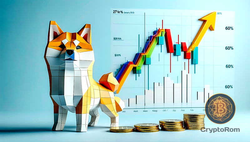 🚀 Shiba Inu вырос на 27% в январе