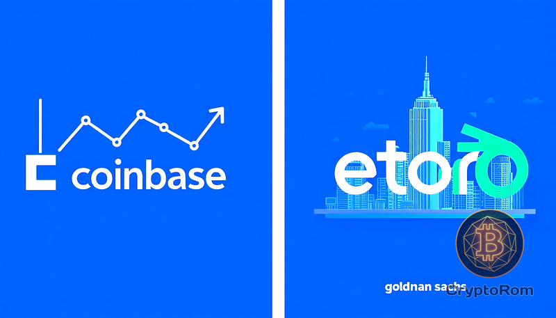 📈 Goldman Sachs обновляет прогнозы для Coinbase и eToro