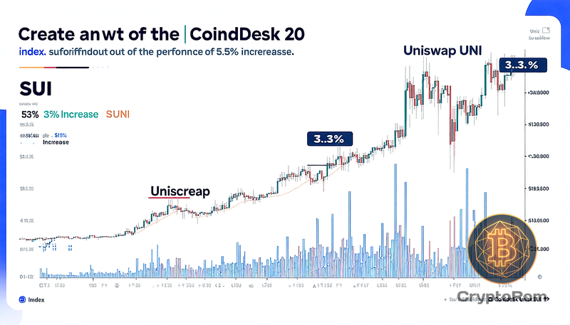 📈 Растет индекс CoinDesk 20: SUI увеличился на 5.5%