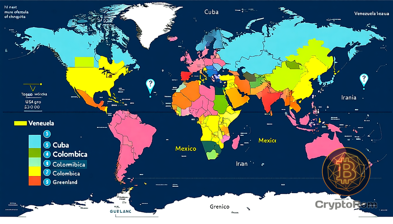 📈 Предсказательные рынки делают ставки на следующую цель США после Венесуэлы