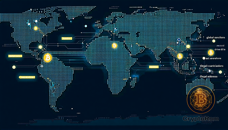 🚨 Глобальные санкции способствуют рекордным потокам на нелегальные криптоадреса