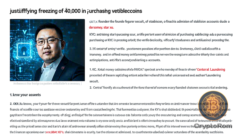 🔒 Основатель OKX защищает заморозку активов из-за покупки KYC-аккаунтов