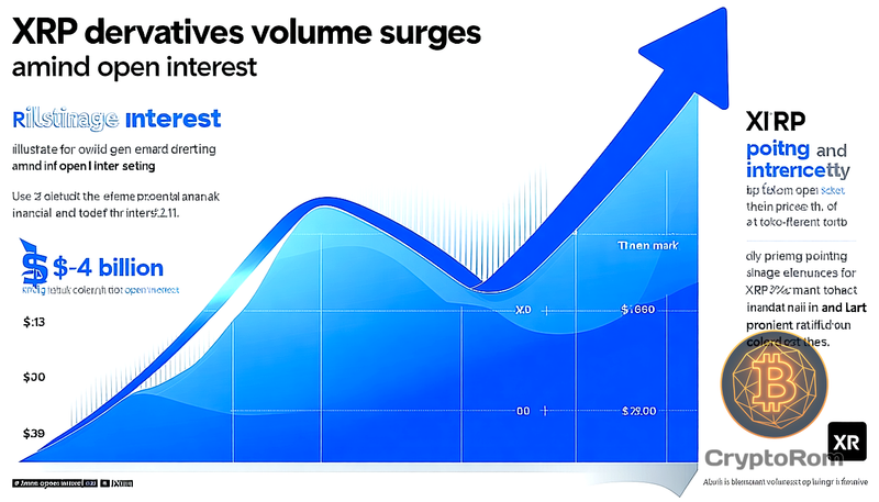 📈 Объем деривативов XRP растет на фоне увеличения открытого интереса