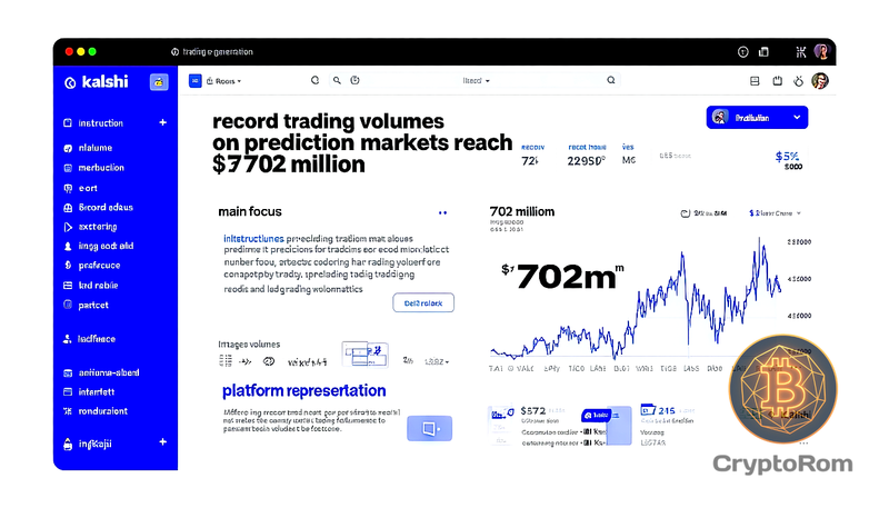 📈 Объемы торгов на рынках прогнозов достигли рекорда в $702 млн